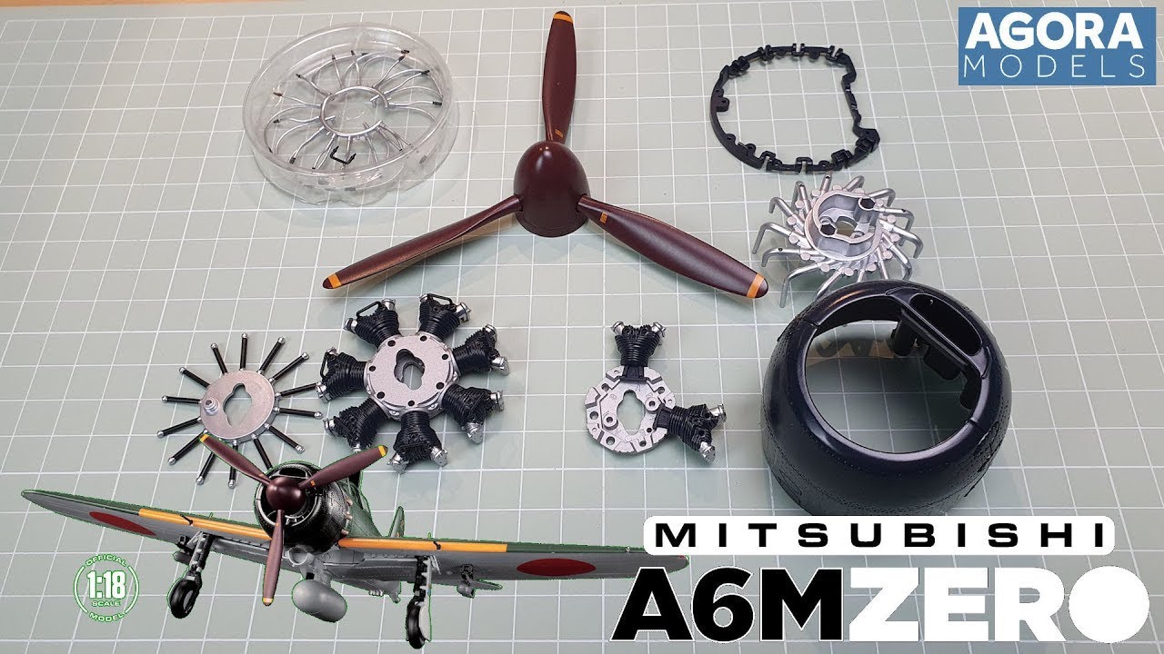 Zero A6M5 1:18 model kit, Agora Models