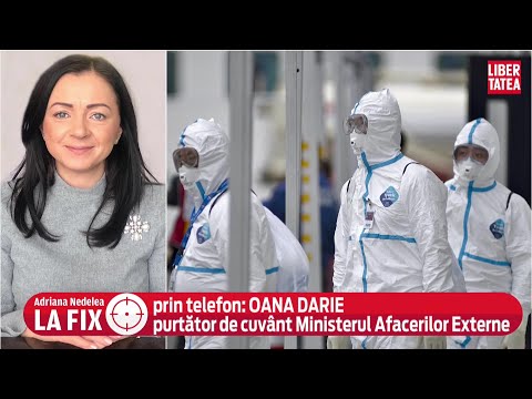 Oana Darie, purtător de cuvânt MAE, despre subiectul românilor infectați cu coronavirus