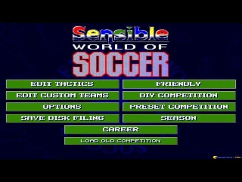 Sensible World of Soccer gameplay (PC Game, 1994)