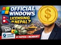 I Sent This Proposal to Microsoft to Fix Windows Licensing in Nepal.