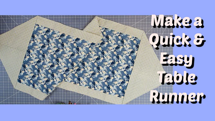 Make a Quick and Easy Table Runner with Nicole Ree...