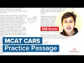 528 Scorer Leads MCAT CARS Passage Walkthrough High 528 Scorer Leads MCAT CARS Passage Walkthrough High