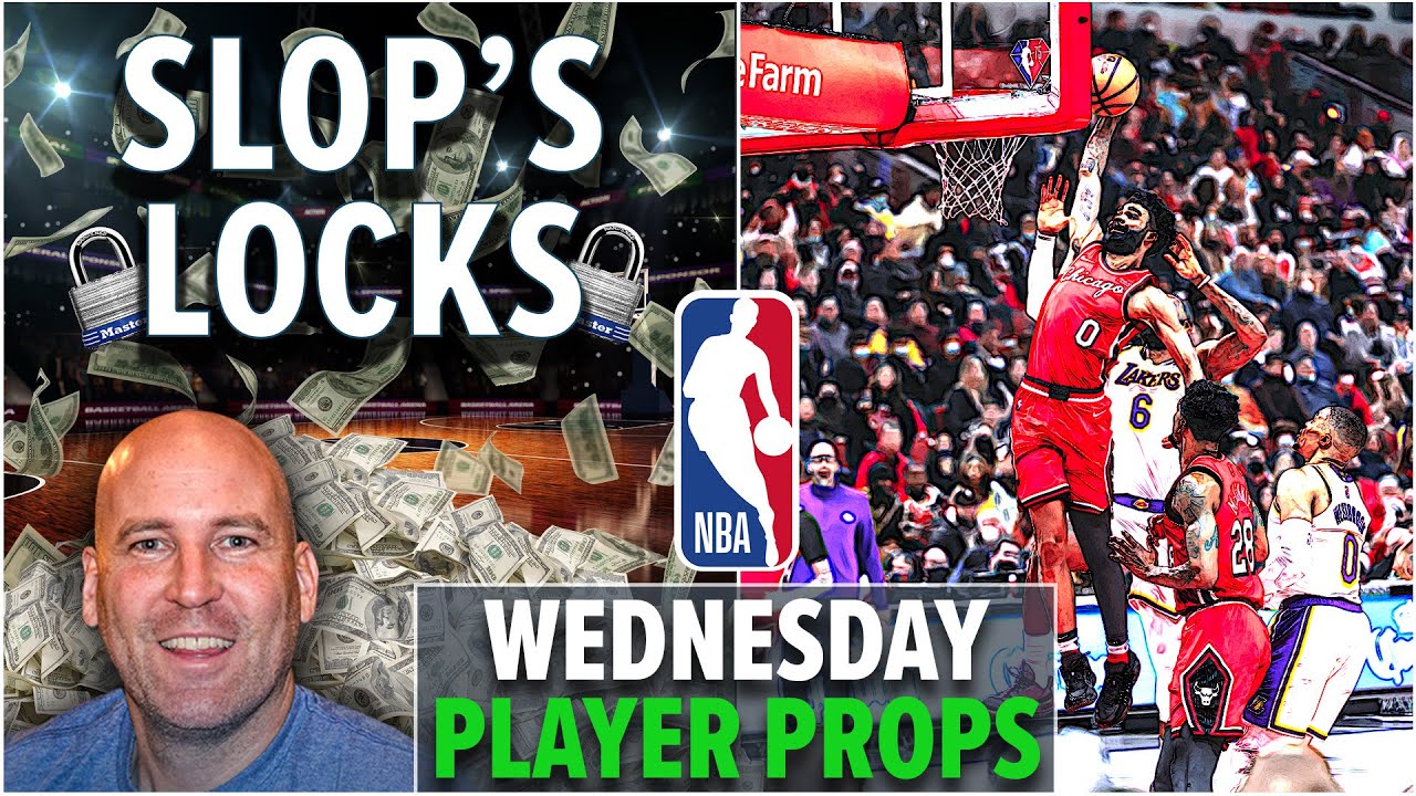 NBA BEST BETS TODAY Slop's FREE Player Props for Wednesday April 12th