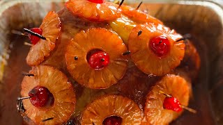 Coca Cola Pineapple Glazed Holiday Ham #glazedham #holidayham #cocacolaham