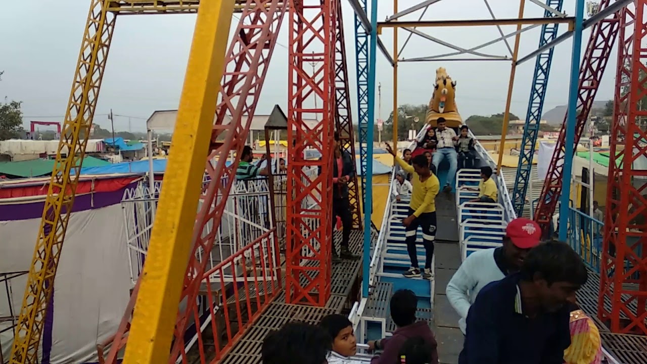 मेले में झूले में से नीचे का नजारा देखिये mahashivratri mela 2018