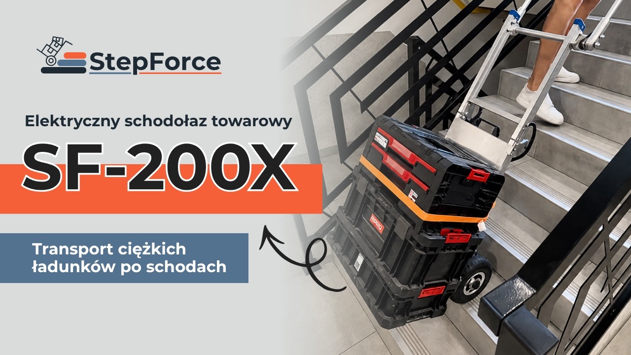 Prezentacja schodołaza towarowego StepForce SF-200X