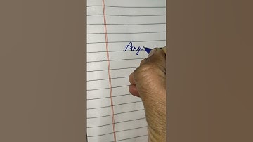 English cursive writing practice with names #arjun #viral #shorts #cursive #calligraphy #art #video
