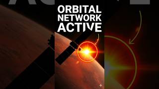 They Are Building an Orbital Network Over Mars 😳 #space #cosmicexploration #science #universe #mars