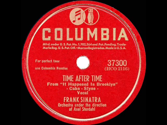 1st RECORDING OF: Time After Time - Frank Sinatra (his 1946 version) accords