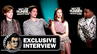 Excl: MAZE RUNNER 3 Interview Dylan O'Bien, Kaya Scodelario ...