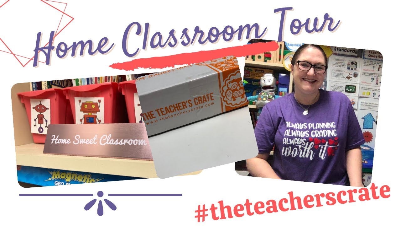 Home Classroom Tour ~ Feat. The Teacher's Crate ~ Virtual Teaching ~