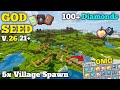 🔥Ultimate [God Seed] For Minecraft V. 26.21+ Bedrock &amp; PE | 5x Village + 5x Trial Chambers