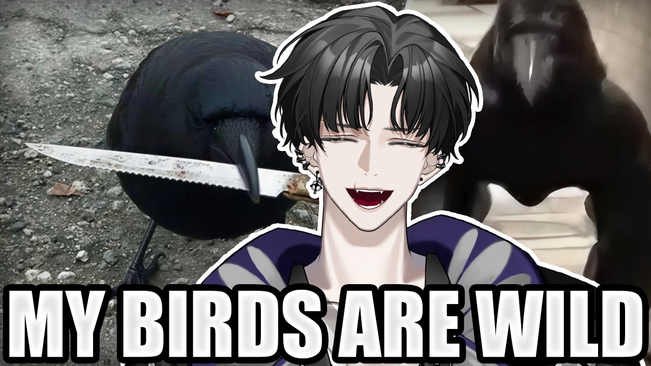 CROW BRO ARE SCARY AF!!! | Vtuber Reacts to: How Crows Gave Earth's Biggest City the Middle Finger