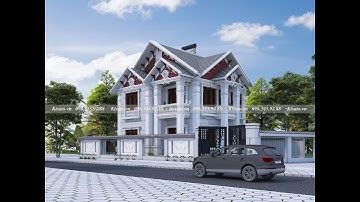 Mẫu Biệt Thự Đẹp 2 Tầng Tân Cổ Điển Nổi Nhất Việt Yên Bắc Giang