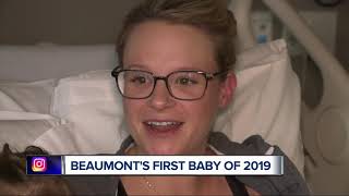 Beaumont welcomes their first baby of 2019