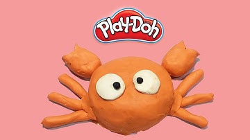 PlayDoh Crab - How to Make Fun and Creative Crab - PlayWithMe#78