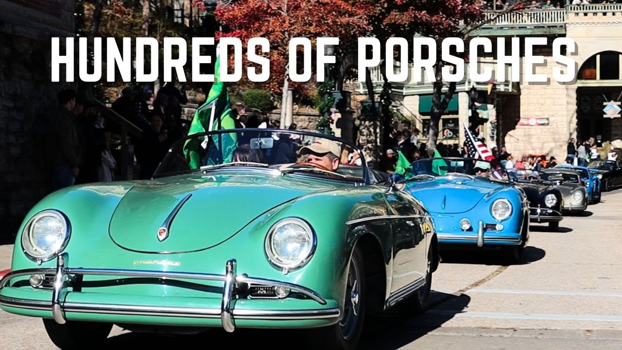 Porsche Palooza 2023 Downtown Parade Eureka Springs Arkansas YouTube