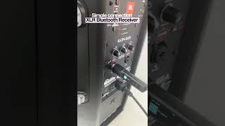 Use this XLR Bluetooth receiver for PA Speakers, Mixers &amp; Live Sound. Simple connection.
