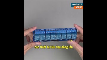 Module 8 Relay Với Opto Cách Ly 12VDC 10A (JPU0) #Shorts