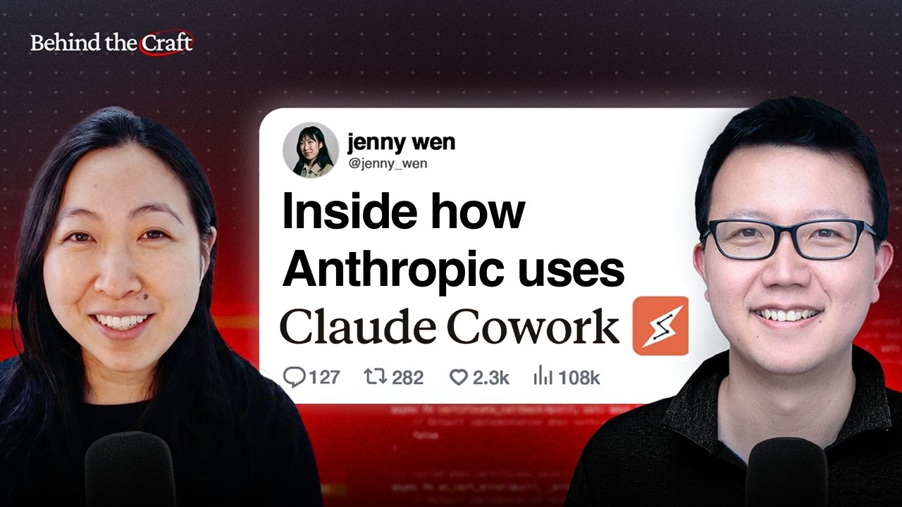 Inside Anthropic: Claude Cowork Tutorial from Claude's Head of Design — Jenny Wen