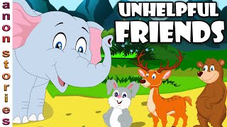 Unhelpful Friends | Short Stories In English | English Cartoon | Bedtime Stories In English