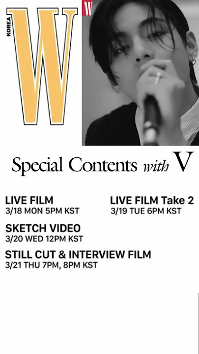 OMG! BTS V Keeps on Giving! W Korea #V_Friends #taehyung #shorts #wkorea