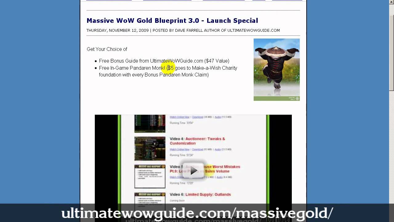 Massive Gold Blueprint Special