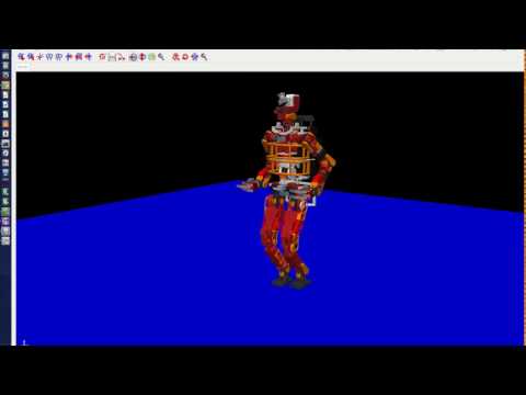 walk test (choreonoid)