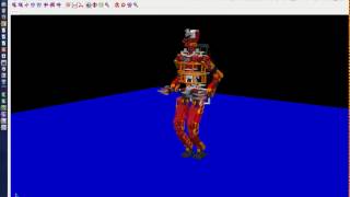 walk test (choreonoid)