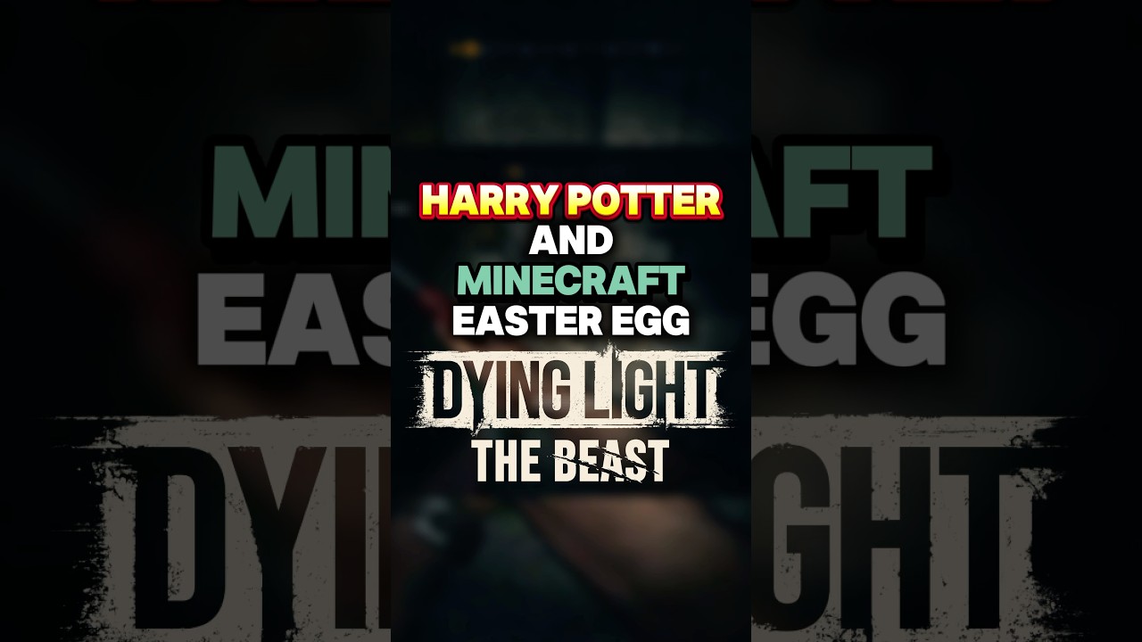 Harry Potter and Minecraft Easter Egg - Dying Light The Beast
