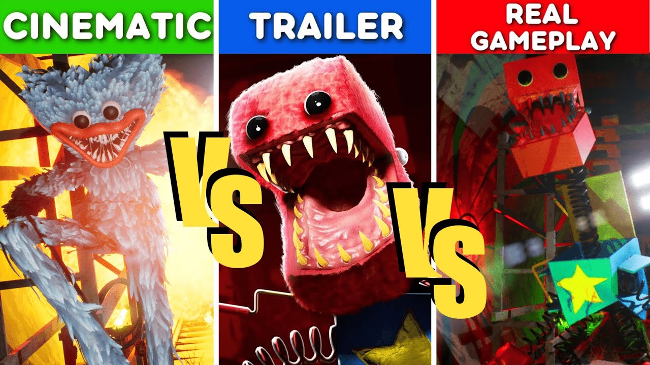 Cinematic vs Gameplay Trailer vs 1st Person In-game Comparison - Official Project Playtime