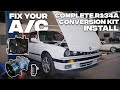 Working A/C In Your BMW E30!? | AC Solutions R134a Complete Install Instructions