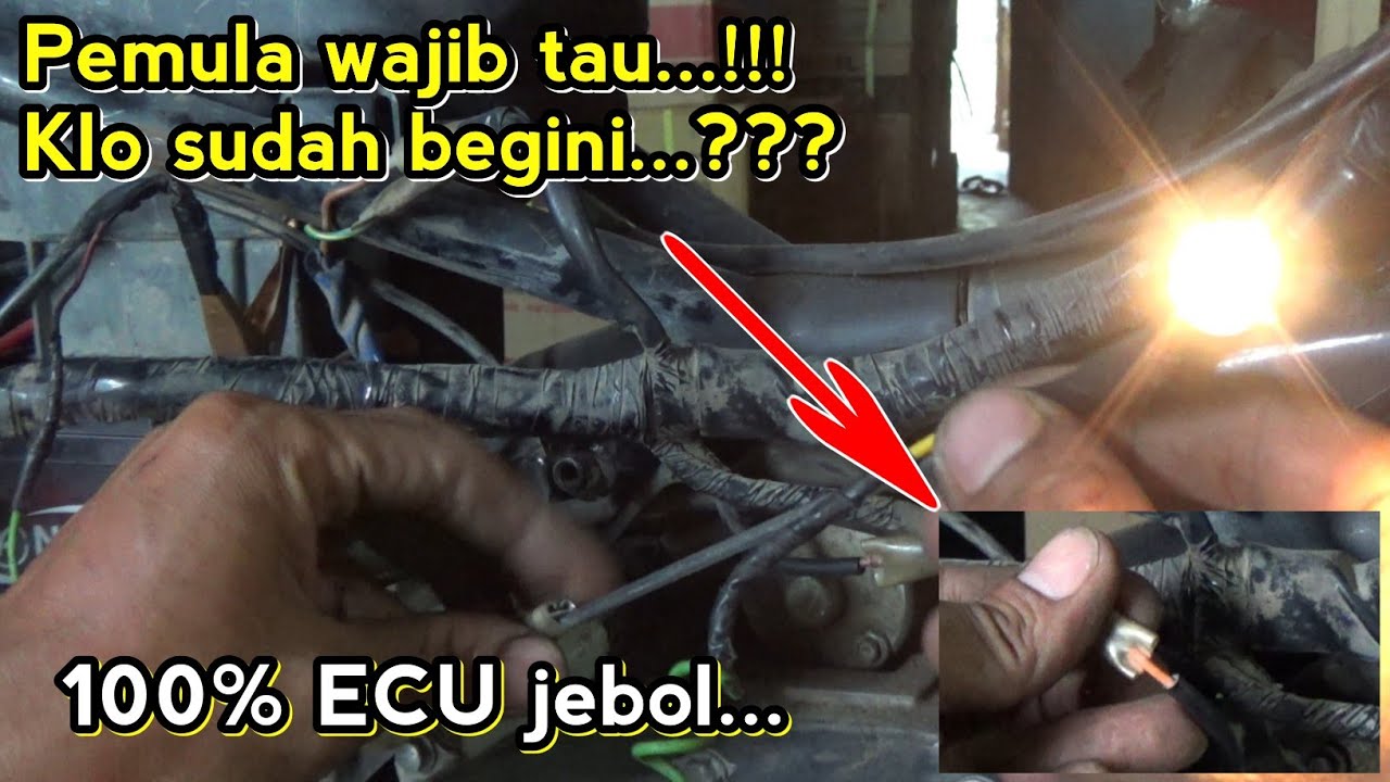 Cara mengecek kerusakan Ecu motor injeksi yamaha jupiter Z1