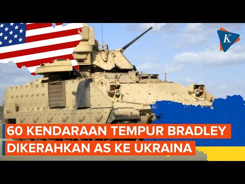 60 Unit Kendaraan Tempur Bradley dalam Perjalanan Menuju Ukraina