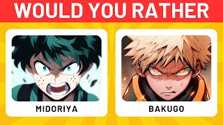 Would You Rather - My Hero Academia Edition screenshot 5