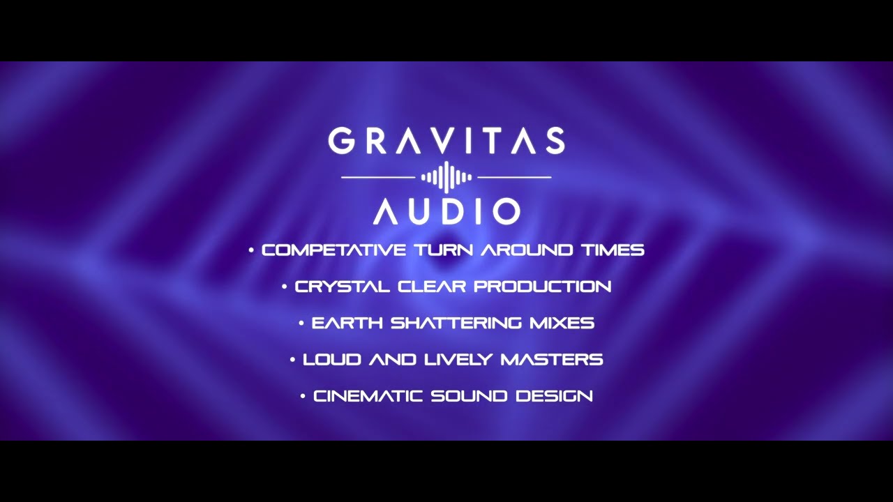 Gravitas Audio - Promo 2023
