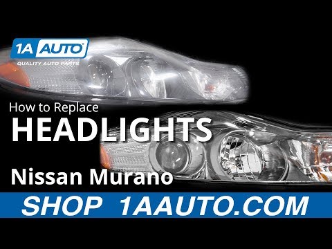 헤드 라이트 어셈블리를 교체하는 방법 09-14 Nissan Murano