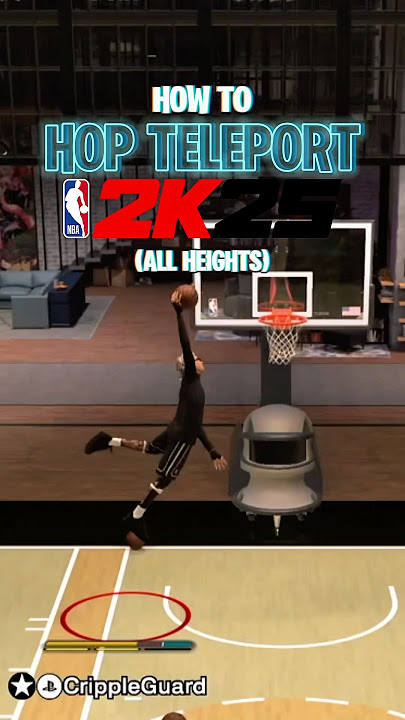 Crazy HOP TELEPORT move in NBA2K25 is game breaking #nba2k25 #nba2k #teleport #steezo