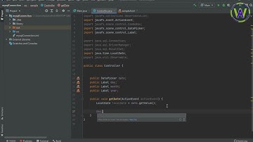 Get Month, Day and Year Separately From Datepicker | JavaFx | Intellij IDEA