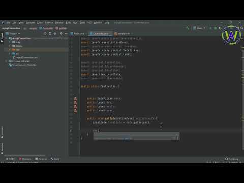 Get Month, Day and Year Separately From Datepicker | JavaFx | Intellij IDEA