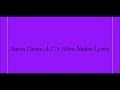 Aaron Carter A C S Alien Nation Lyrics 