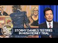 Stormy daniels testifies in hush money trial trump deletes angry testimony rant  the tonight show