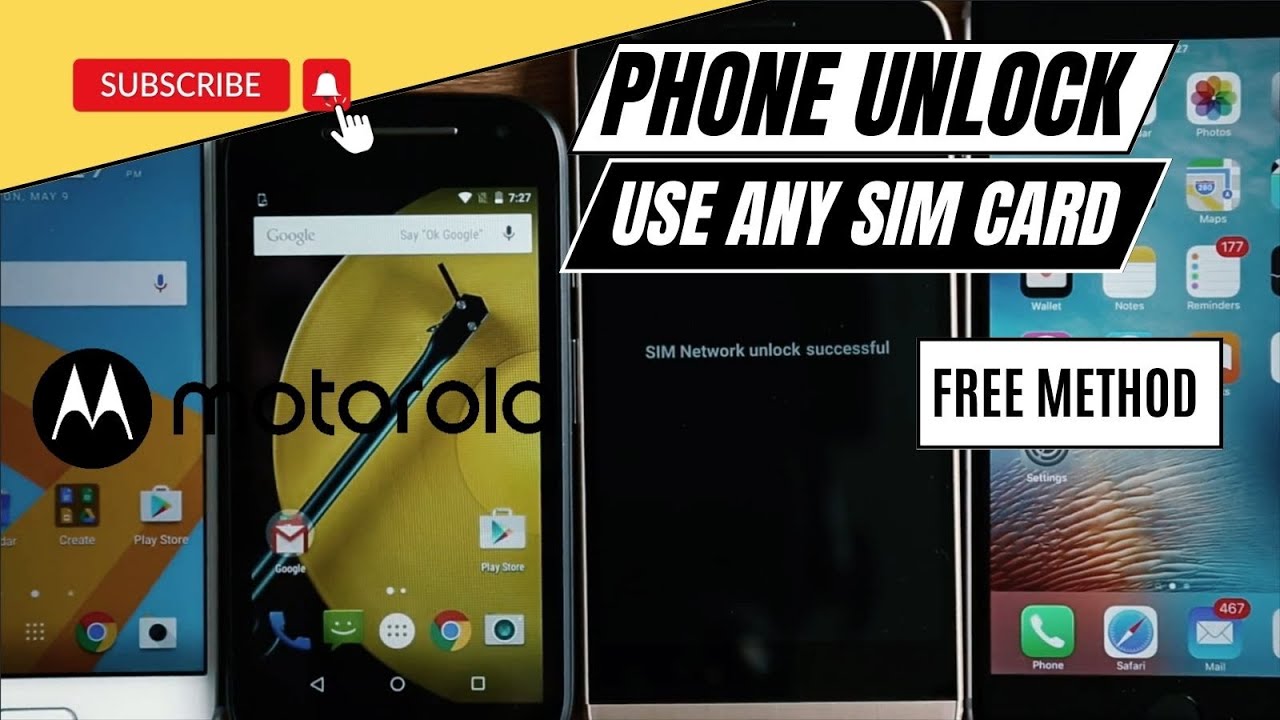 How to unlock T-Mobile Motorola phone