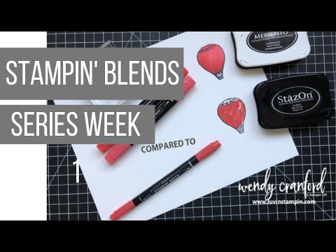 The Coloring Difference: Stampin' Blends Series Week 1