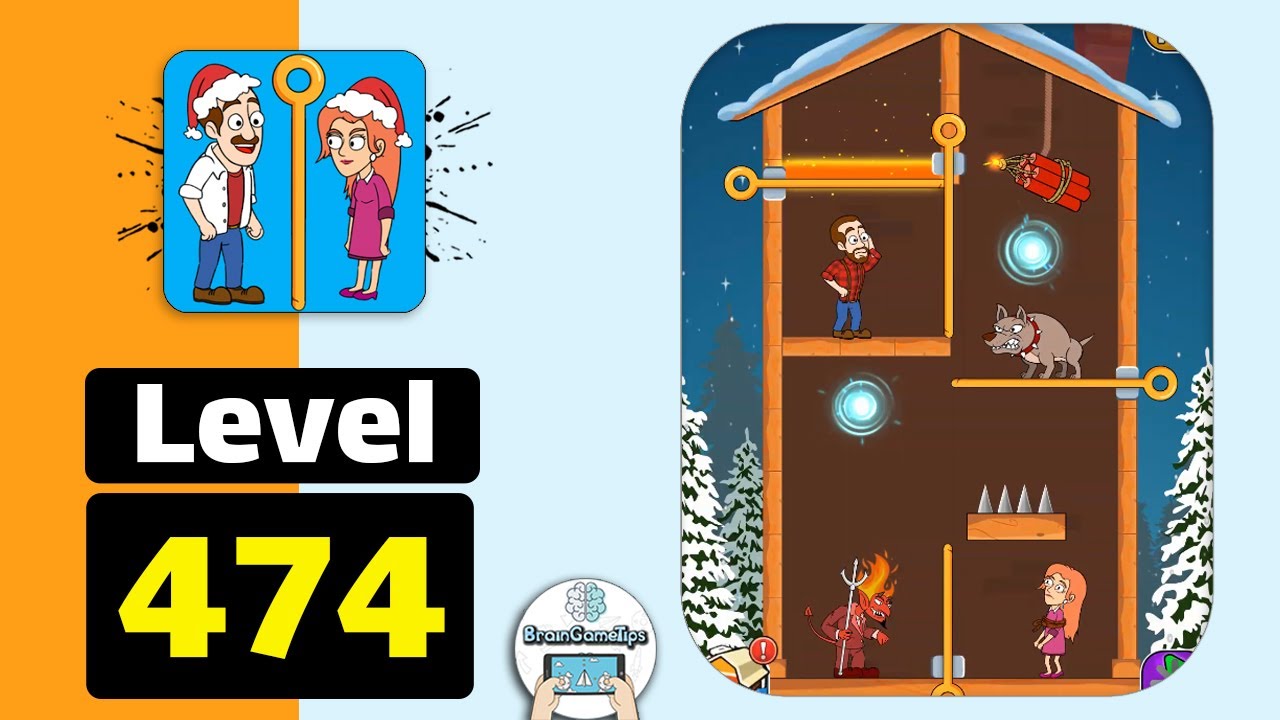 Home Pin: Pull The Pin Puzzle - Level 474 Walkthrough