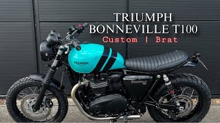 Triumph T100 Custom “Brat” by Motone Customs