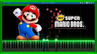 Super Mario Bros  Overworld Theme  [Reactive Visualizer] (PIANO TUTORIAL)  #18