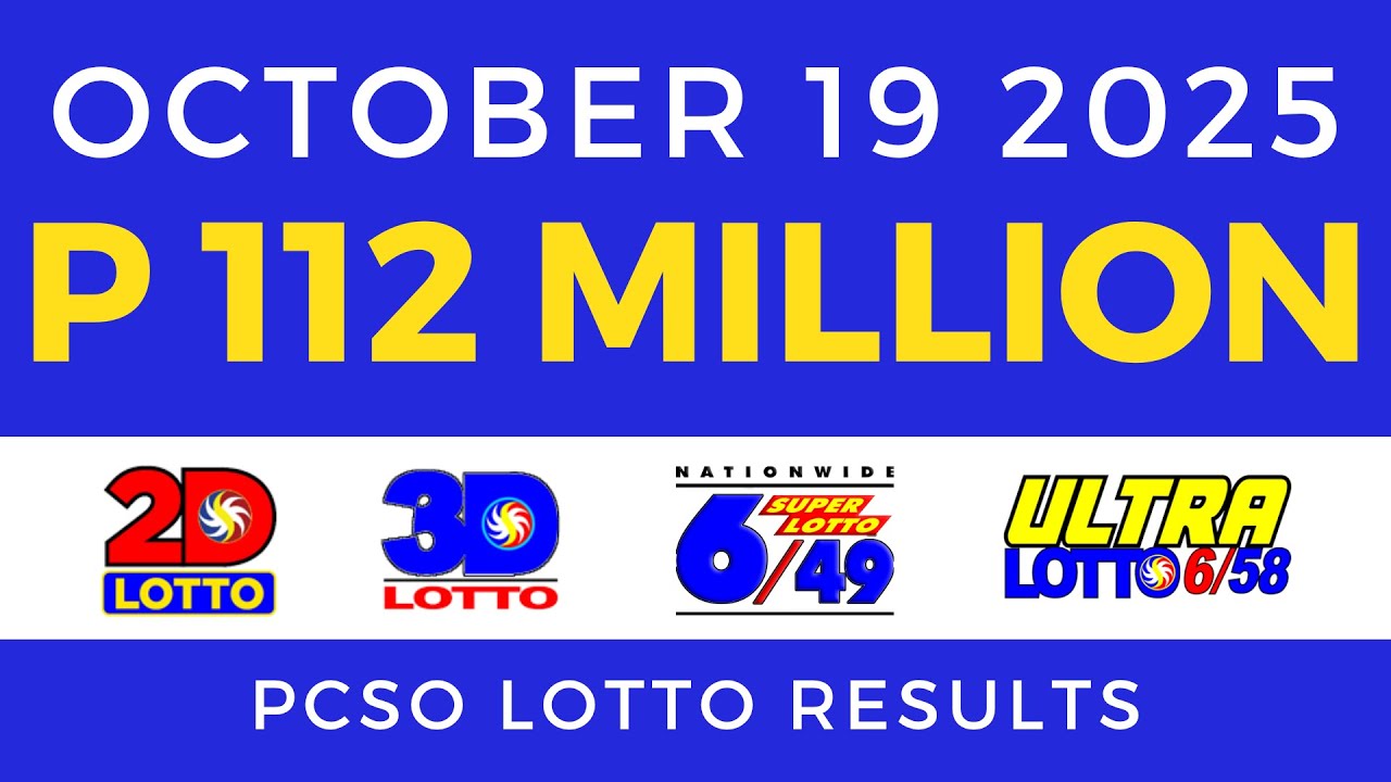 9pm Lotto Result Today PCSO October 19 2025