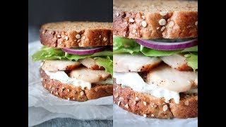 How To Make Whole Grain Chicken Tzatziki Sandwich - Your Wish Wednesday - One Kitchen