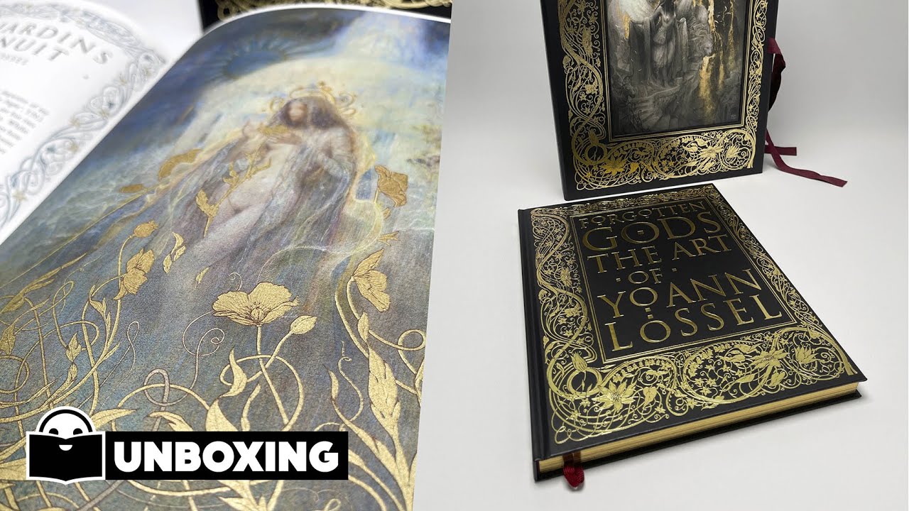 Artbook | UNBOXING | Yoann Lossel's Forgotten Gods - YouTube
